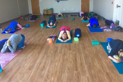 Lucky’s Market Yoga Brunch