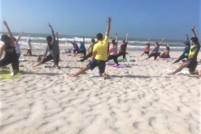 Free Beach Yoga Day