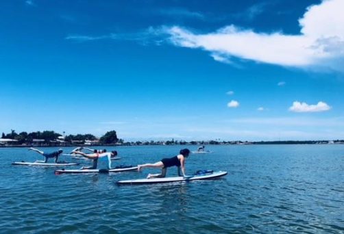 Beginner Paddleboard Yoga