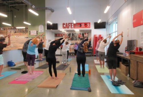 Lucky’s Market Yoga Brunch