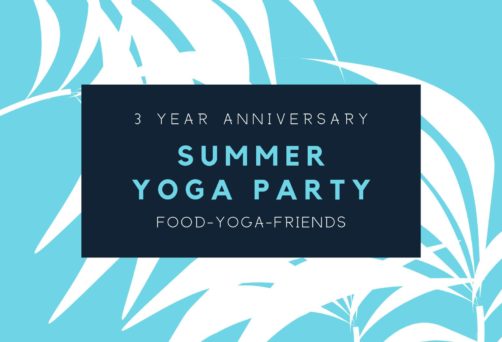 Summer Yoga Party on the Patio