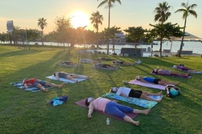 Yoga on the Lawn