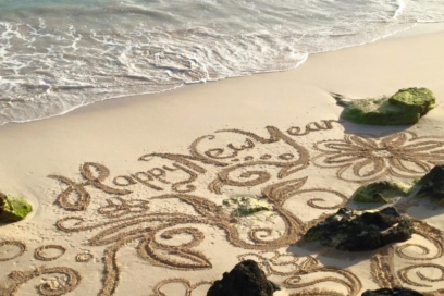 New Year’s Day Beach Yoga