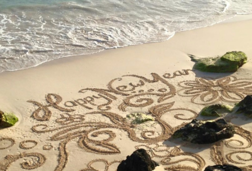 New Year’s Day Beach Yoga