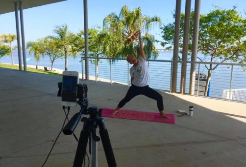 Live Zoom Pop-Up Patio Flow Yoga