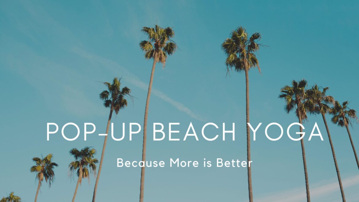 Pop-Up Beach Yoga
