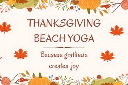 Thanksgiving Beach Yoga