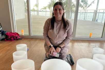 Crystal Bowls and Restorative Yoga