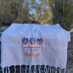 Embroidered Turkish towel