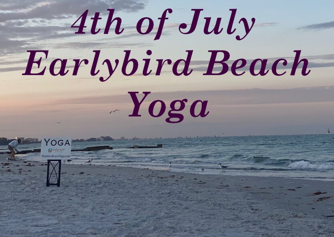 July 4th Earlybird Beach Yoga