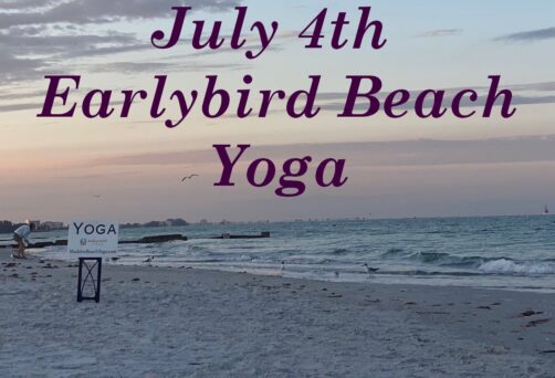 July 4th Earlybird Beach Yoga
