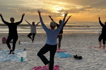 Pop-Up Sunset Beach Yoga