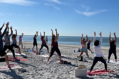 New Year Morning Beach Yoga