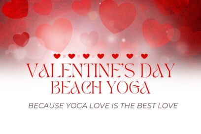 Valentine’s Day Beach Yoga