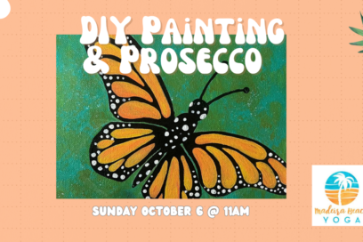 Chill Out Summer Series- DIY Butterfly Painting and Prosecco
