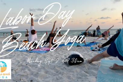 Labor Day Beach Yoga