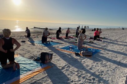 Pop-Up Sunset Beach Yoga