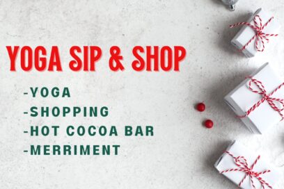 Free Yoga Sip and Shop