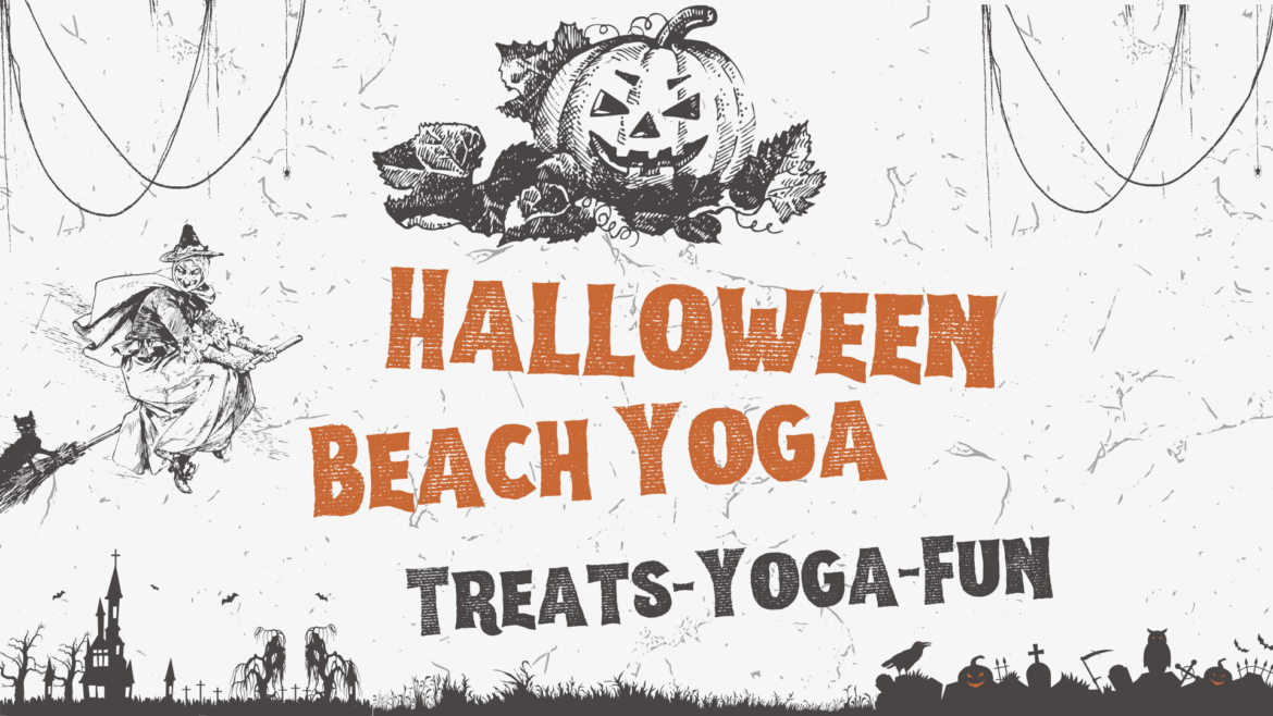Halloween Beach Yoga