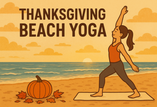 Thanksgiving Beach Yoga