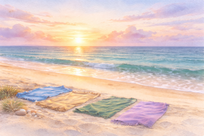 New Year’s Day Renewal Beach Yoga