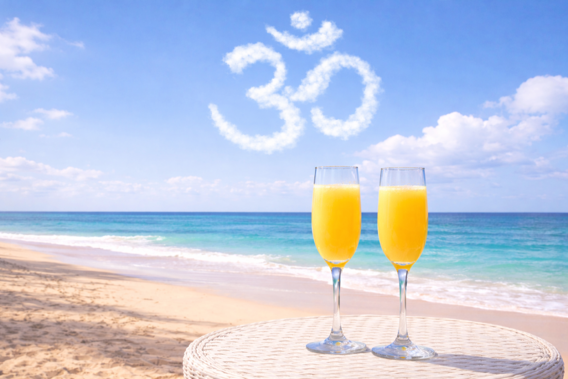 Beach Yoga and Mimosas